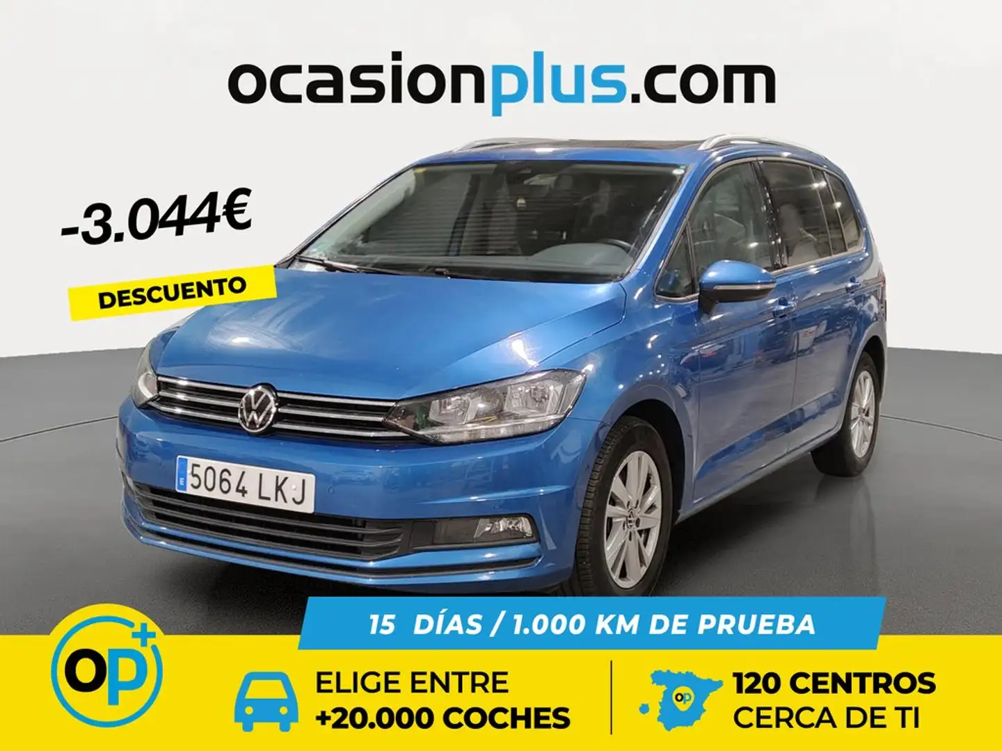 Volkswagen Touran 2.0TDI CR BMT Advance 110kW Bleu - 1