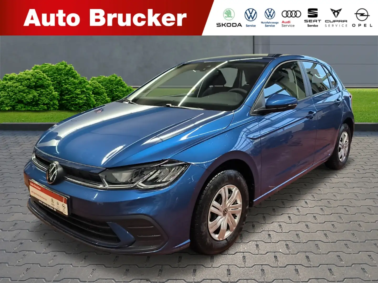 Volkswagen Polo VI Basis 1.0+Sitzheizung+Klimaanlage+LED Hauptsche Blau - 1