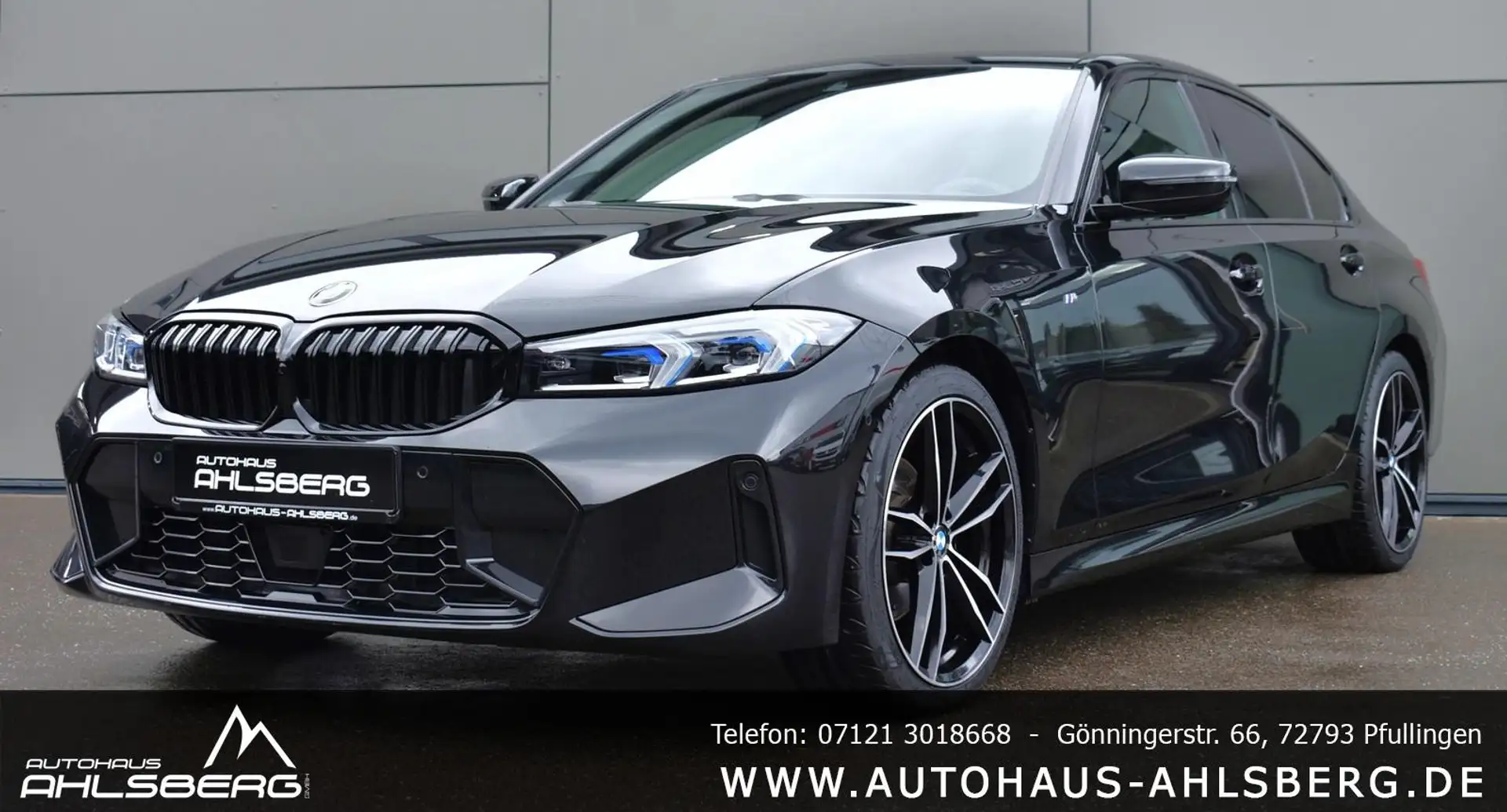 BMW 318 i M SPORT/SHADOW/ WIDES./ACC/MEMORY/CAR-PLAY/RFK Schwarz - 1