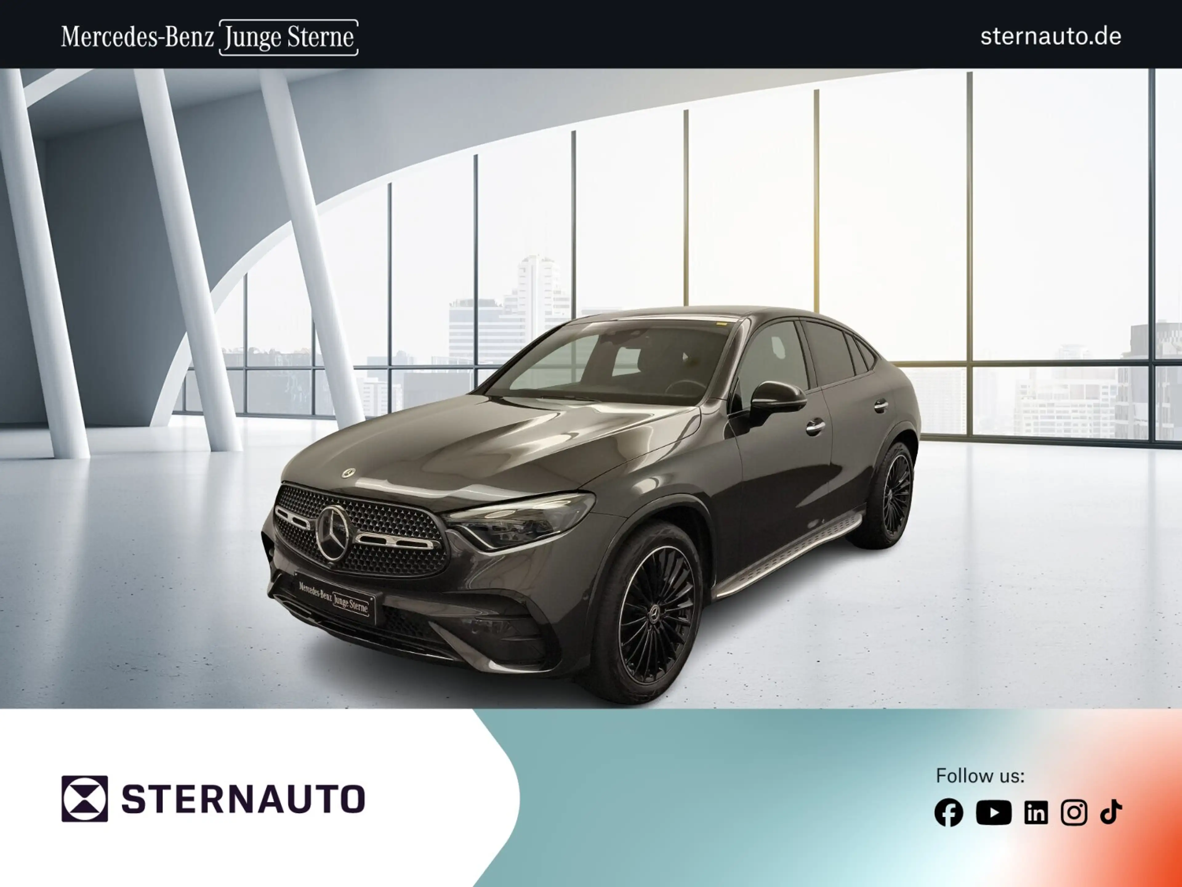 Mercedes-Benz GLC 220 GLC 220d 4M Coupé AMG Night Pano Distr AHK Burm