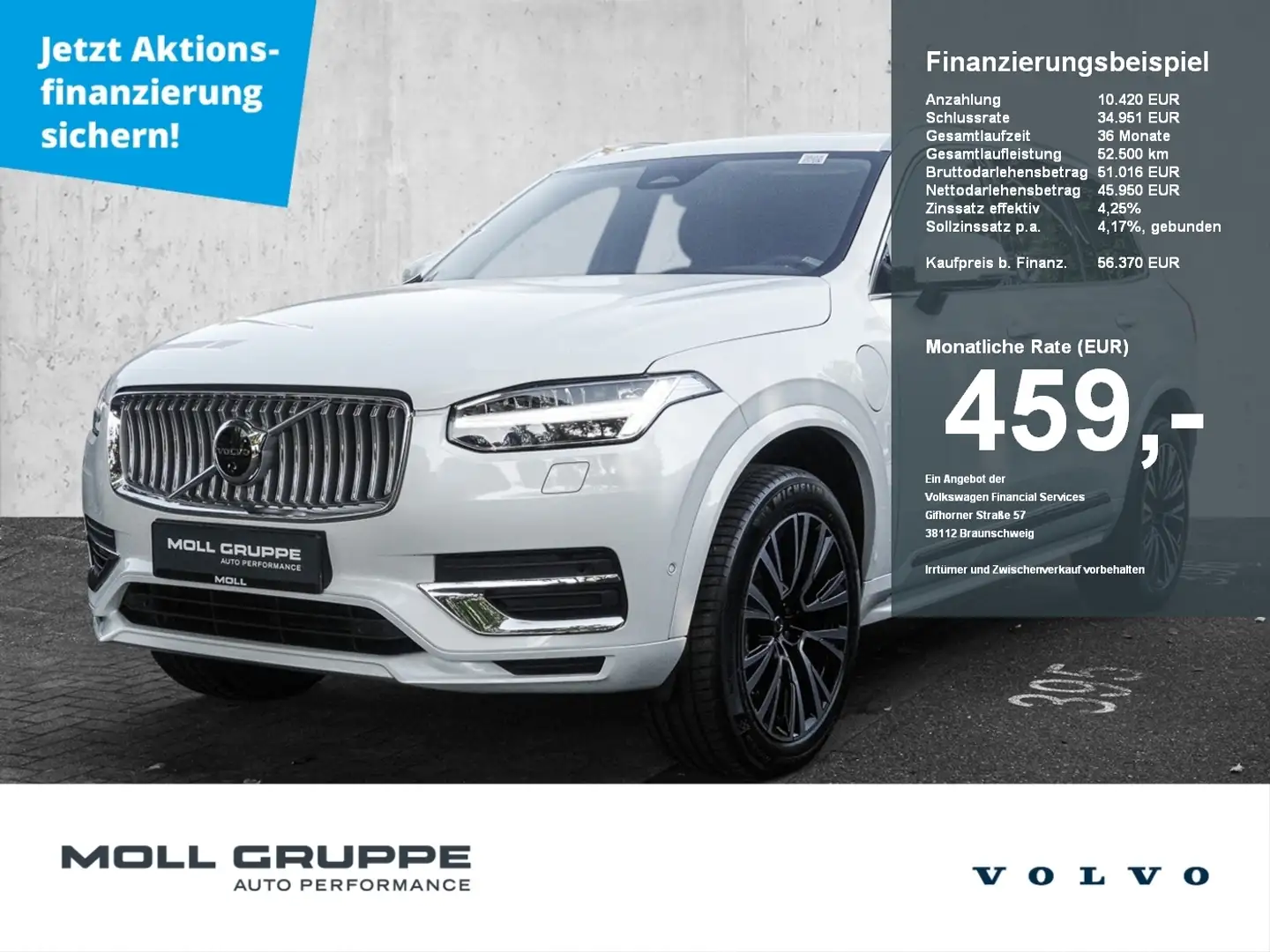 Volvo XC90 T8 AWD Plus Bright MATRIX ACC AUT DYNLICHT Bílá - 1