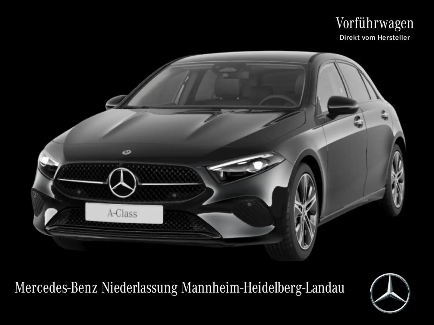 Mercedes-Benz A 200 PROGRESSIVE+NIGHT+MULTIBEAM+KAMERA+TOTW+7G Schwarz - 1
