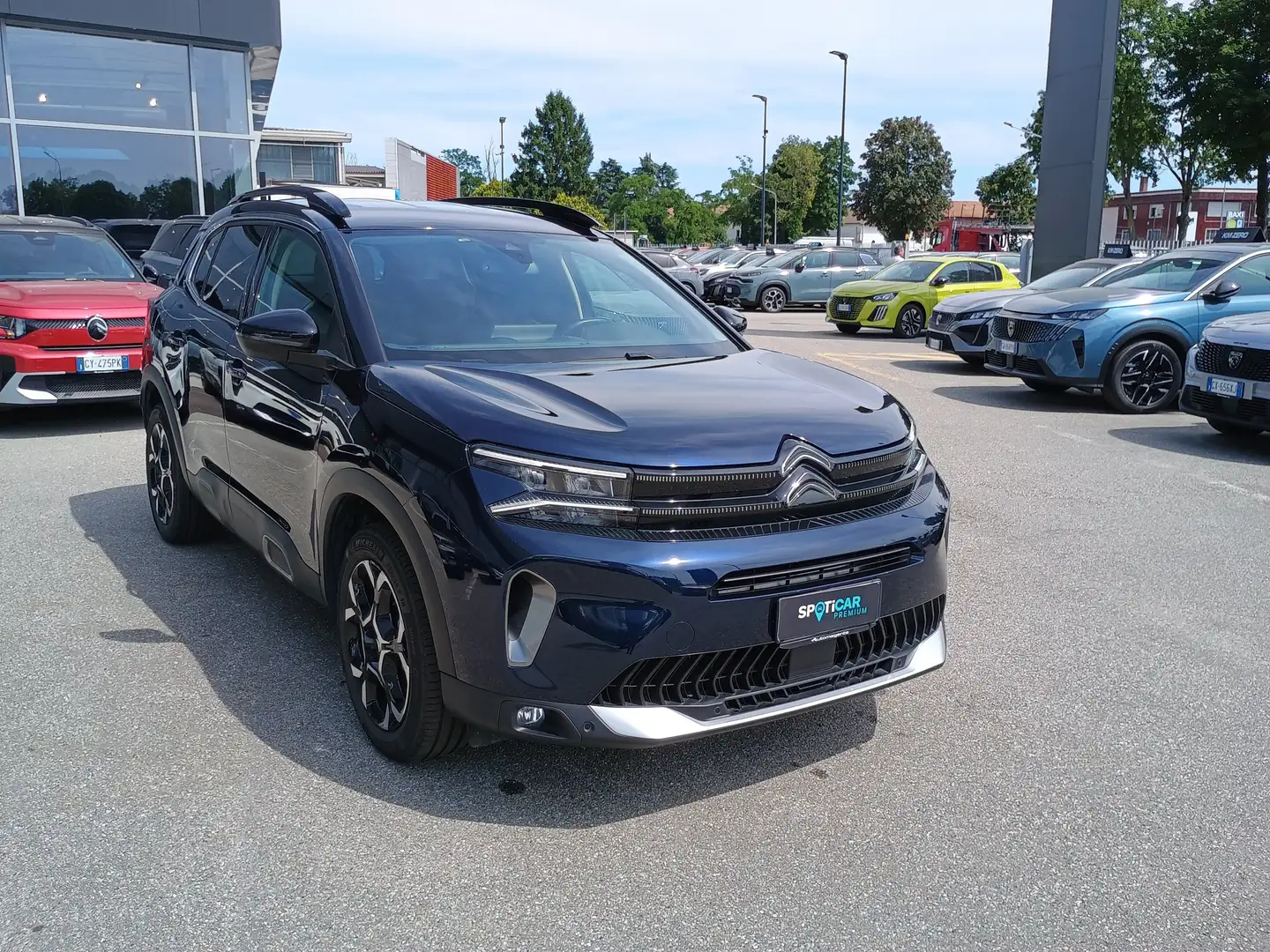 Citroen C5 Aircross MHEV 1.2 HYBRID 136 e-DCS6 SHINE USATO GARANTITO Blu/Azzurro - 1