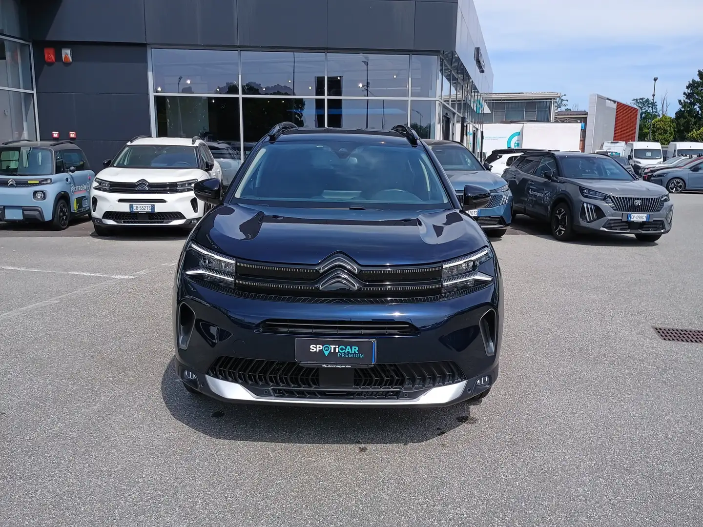 Citroen C5 Aircross MHEV 1.2 HYBRID 136 e-DCS6 SHINE USATO GARANTITO Blu/Azzurro - 2