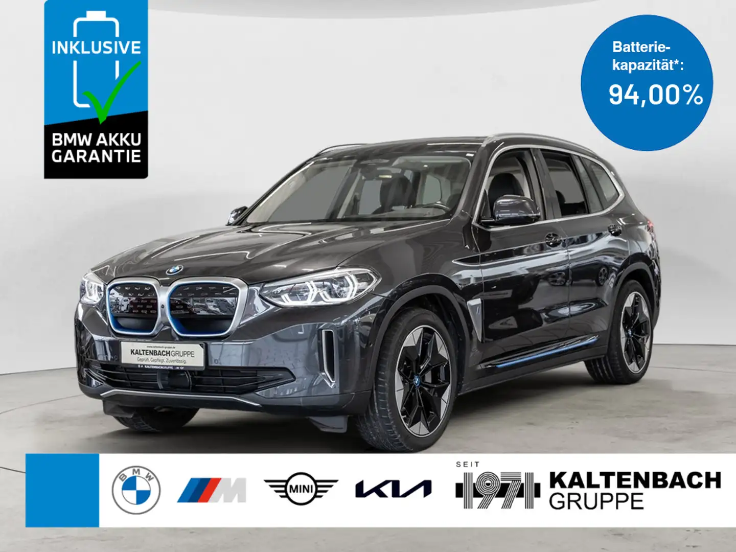 BMW iX3 Impressive PANO HUD 360° LED ACC W-LAN Grau - 1