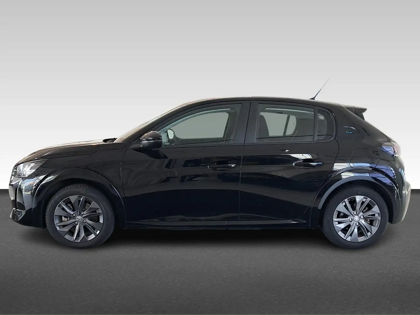 Peugeot e-208 100% elektr. 136PK Clima - l.m. velgen - AppleCarP Zwart - 2