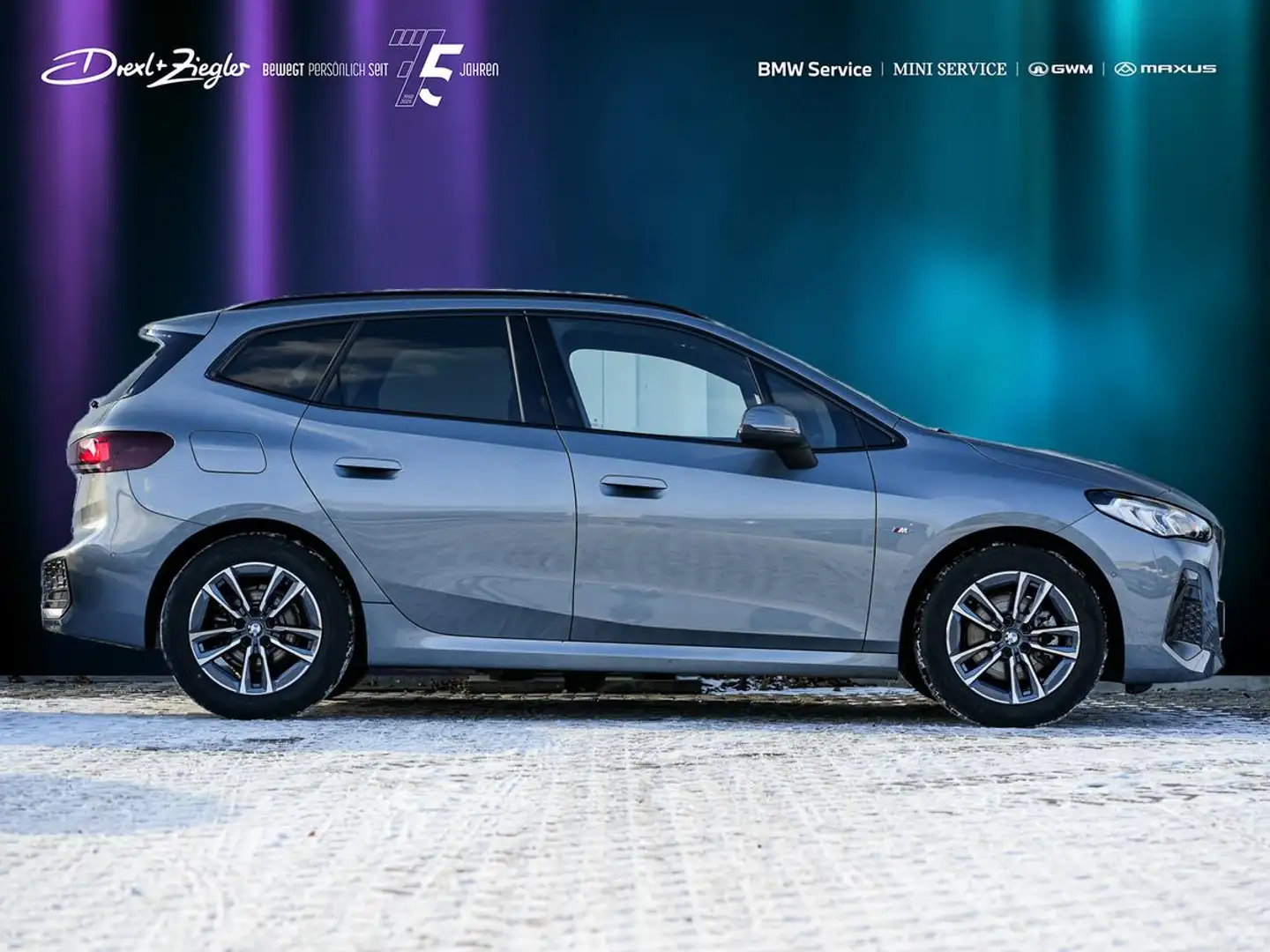 BMW 218 218i Active Tourer M-Sport AHK PANO RFK TravelP Grau - 2