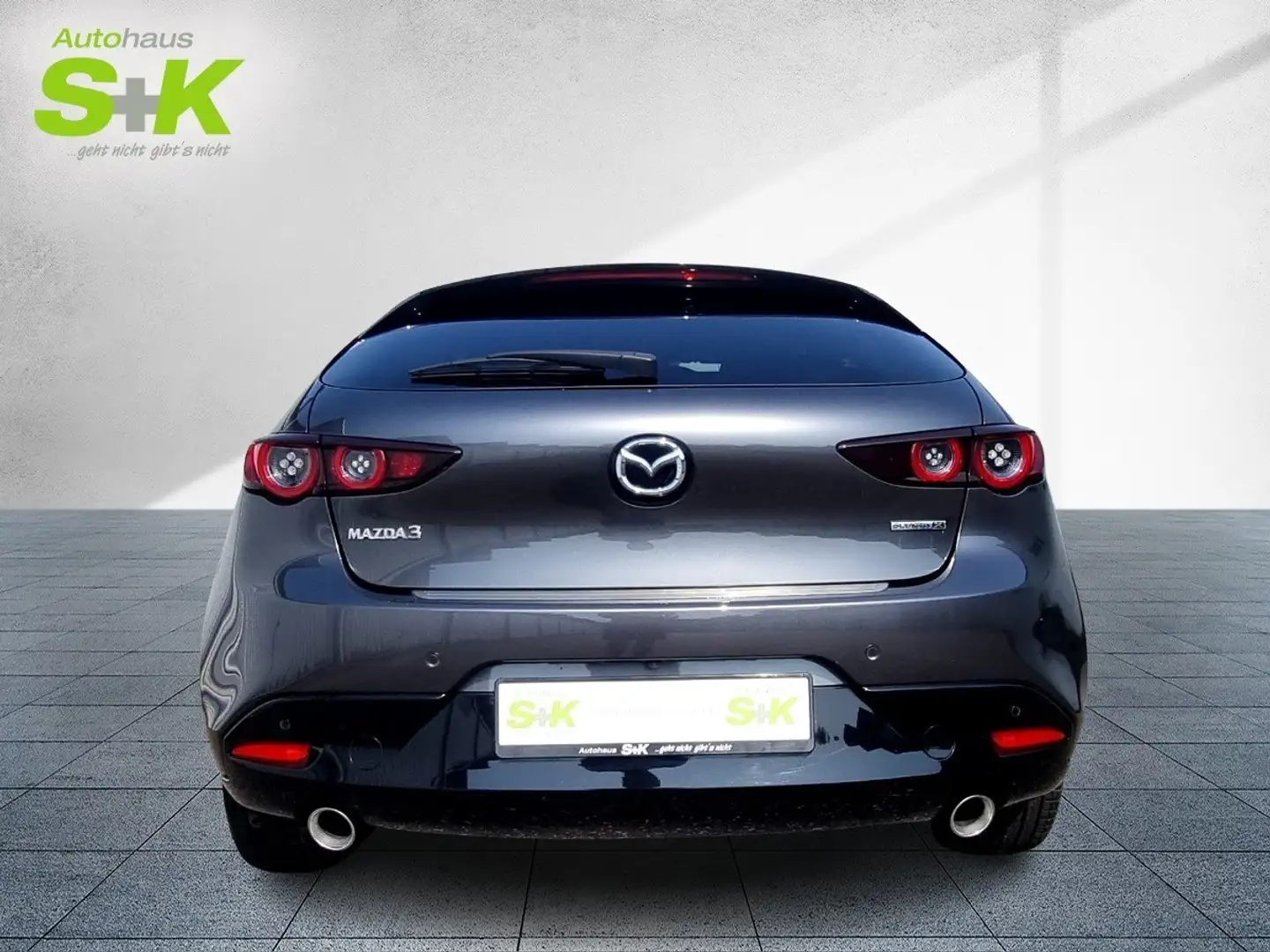 Mazda 3 SKYACTIV-X M-Hybrid Edition 100*LED+KLIMA+BOSE** Grijs - 2