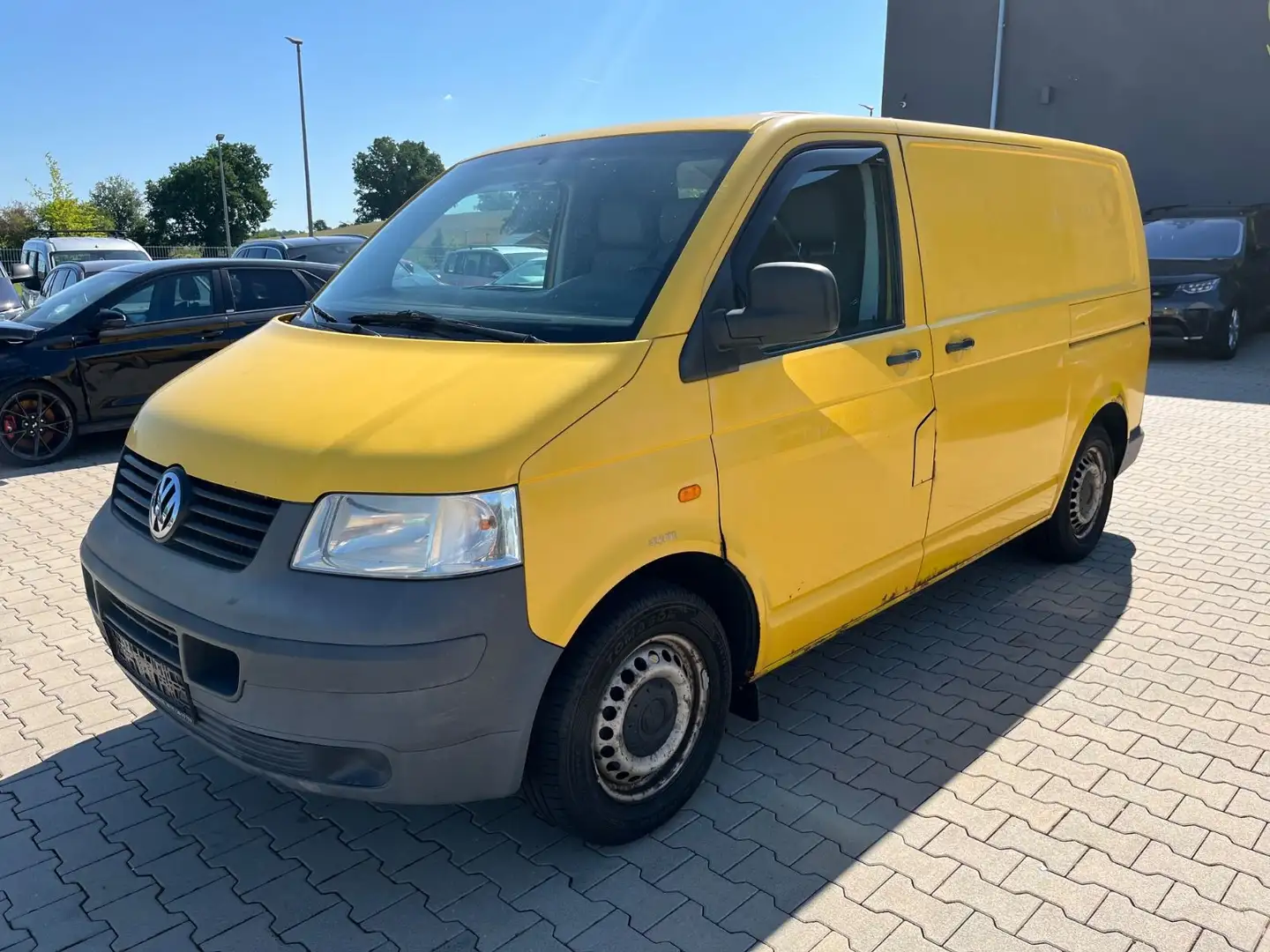 Volkswagen T5 Transporter Kasten 1.9TDI,2xSchiebetür,AHK, Jaune - 2