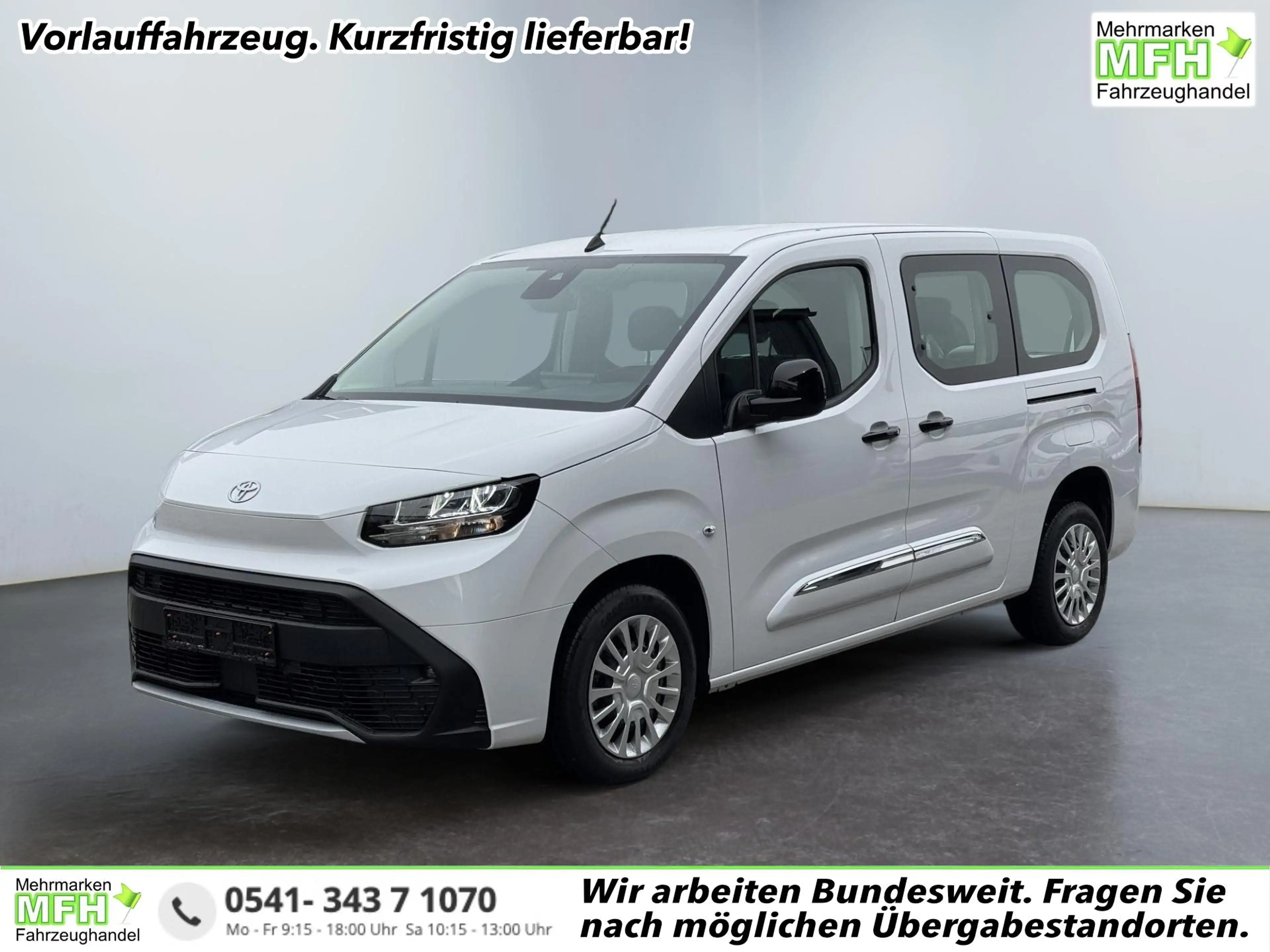 Toyota Proace City Verso 1,5 D-4D L2 Business 7 Sitzer Klima Einpa...