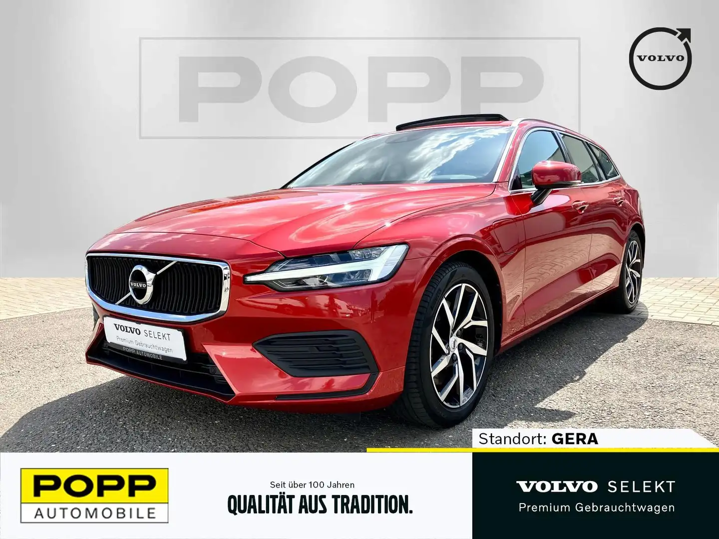 Volvo V60 T6 AWD Hybrid Momentum Pro ACC AHK CAM PANO Rood - 1