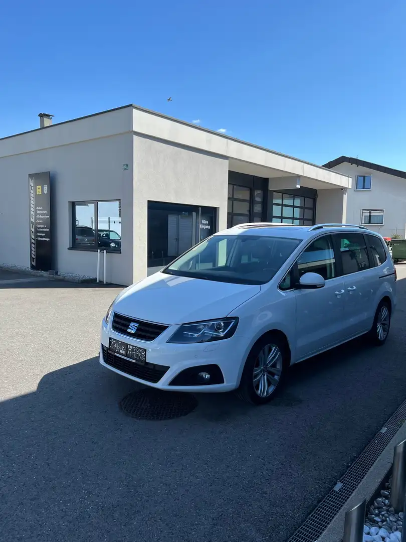 SEAT Alhambra Executive 2,0 TDI CR DSG 177PS Blanc - 1