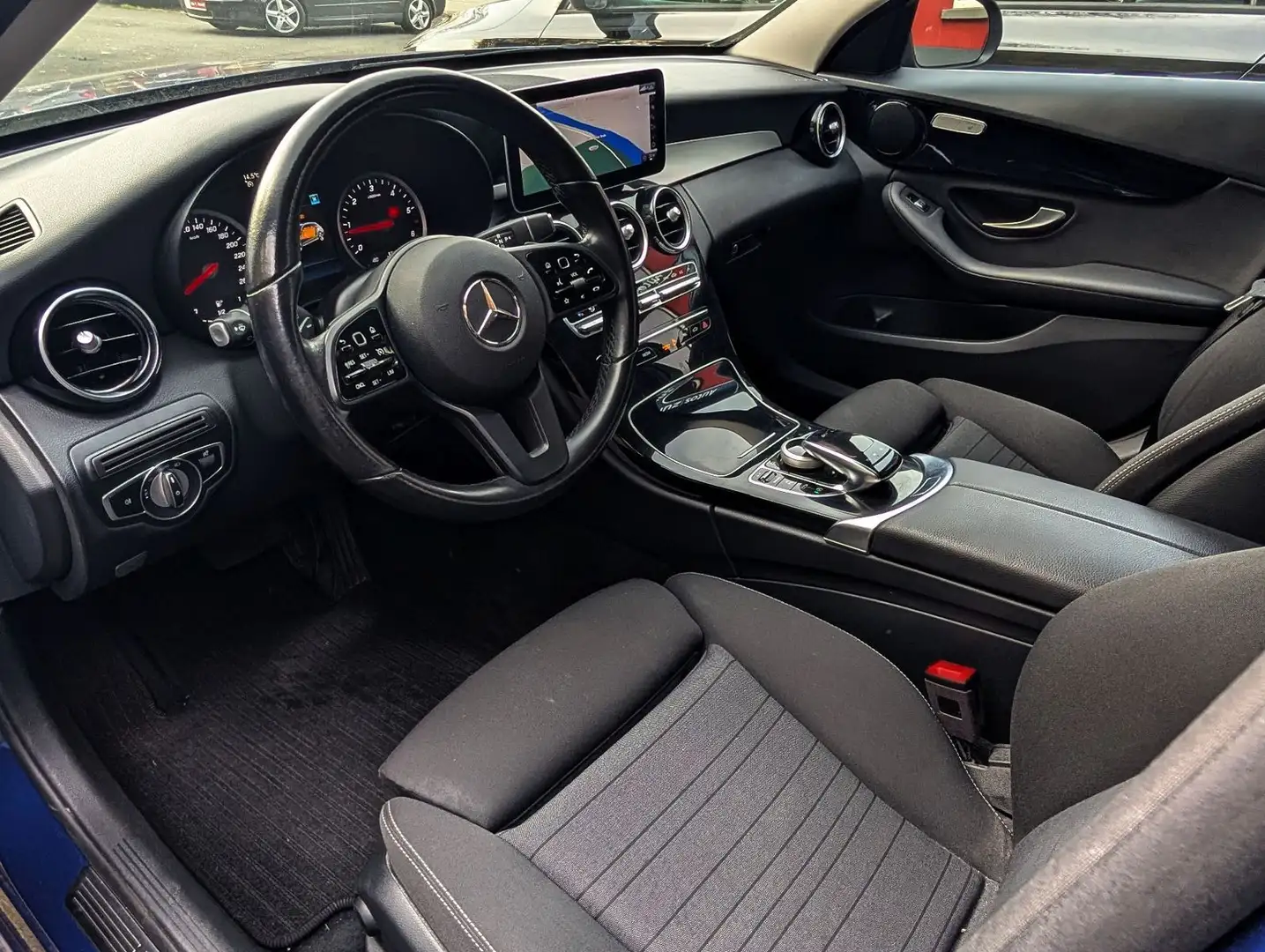 Mercedes-Benz C 220 T d 2021 NAVI LED AHK 105tKM Bleu - 2