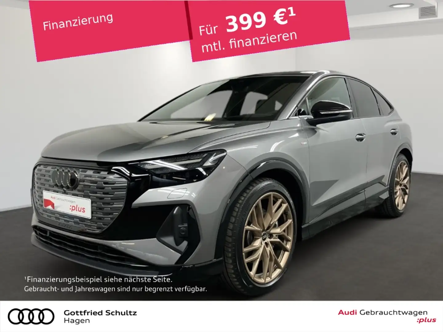 Audi Q4 e-tron Sportback 50 MATRIX NAV PAN AHK edition one Gris - 1
