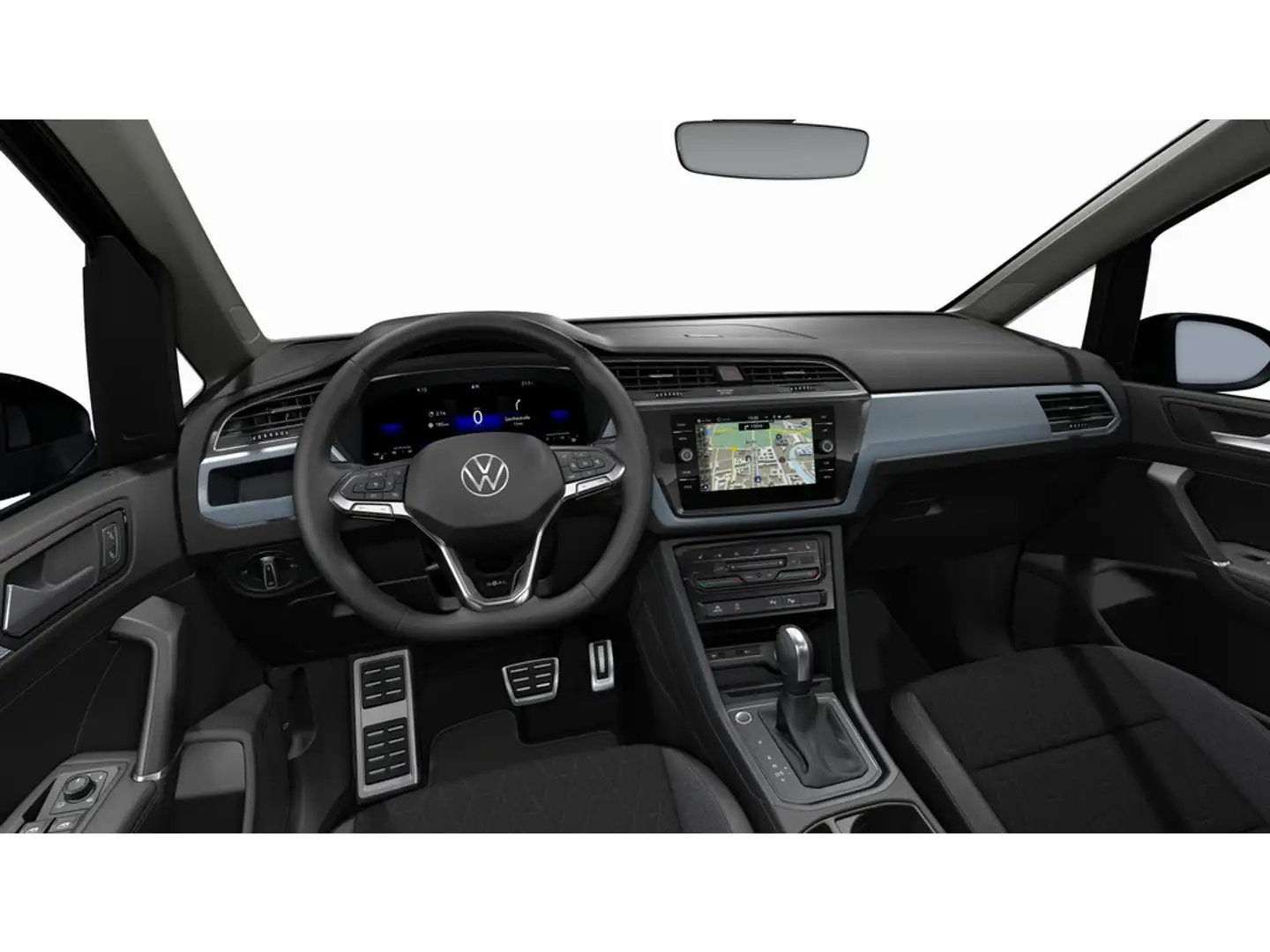 Volkswagen Touran Comfortline R Line/AHK/R.-Kamera/IQ.Light Schwarz - 2