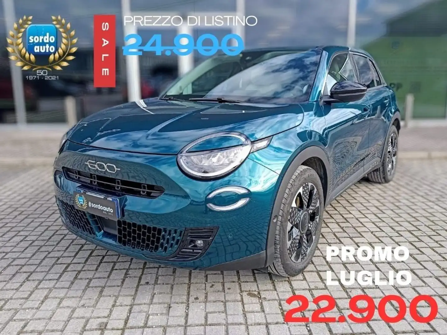 Fiat 600e La Prima Зелёный - 1