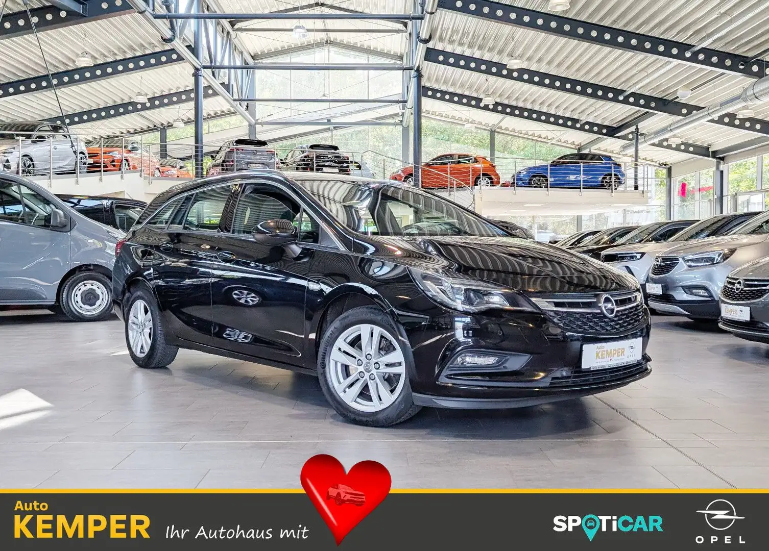 Opel Astra ST 1.6 D Dynamic *AHK*SHZ*Navi*Kamera* Noir - 1