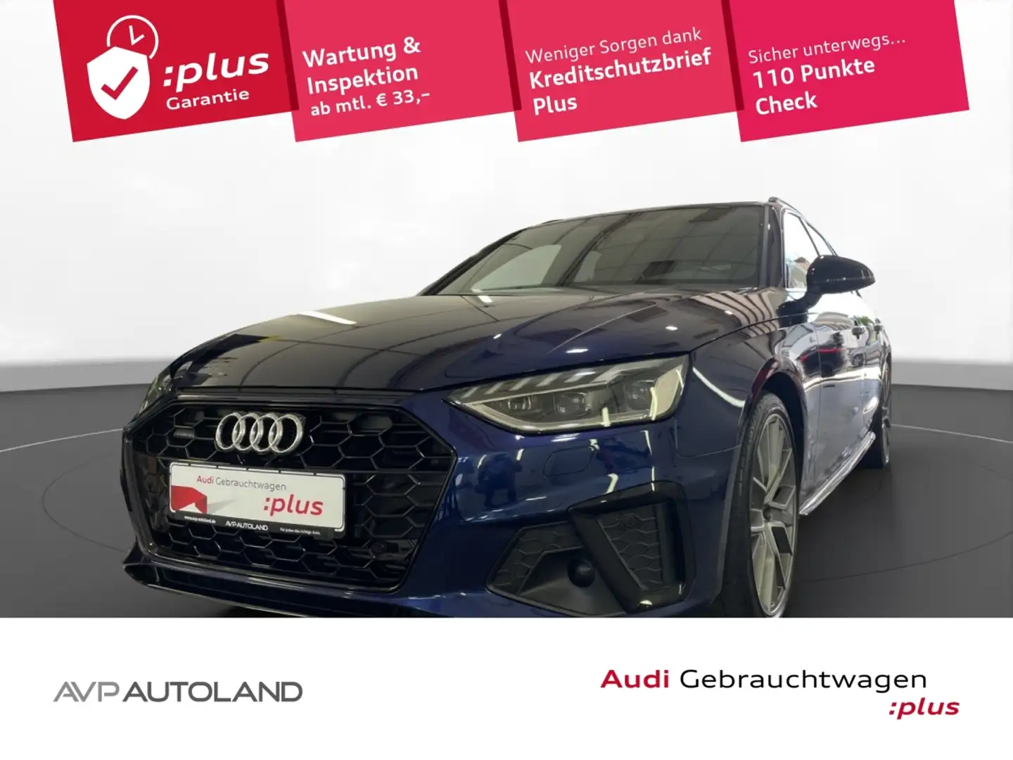Audi A4 Avant 45 TFSI quattro S tronic S line | NAVI Bleu - 1