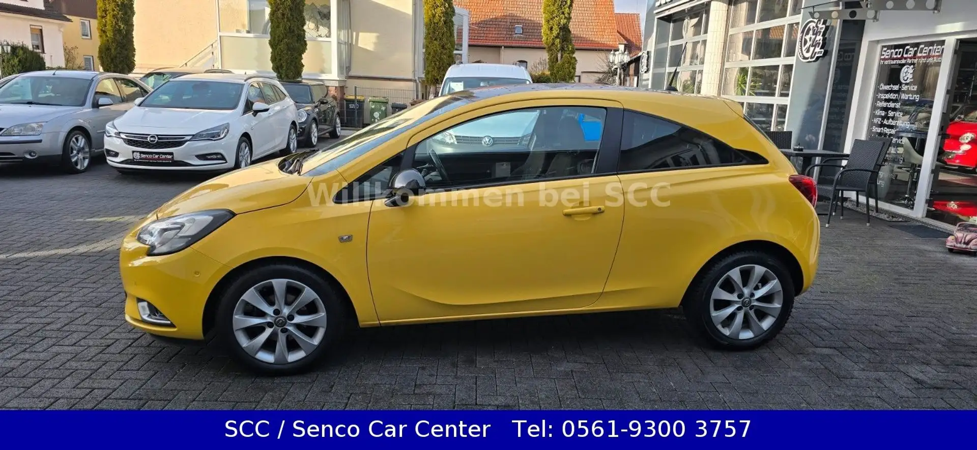 Opel Corsa E"COLOR EDITION" NAVI Kamera KLIMA TÜV NEU Jaune - 2