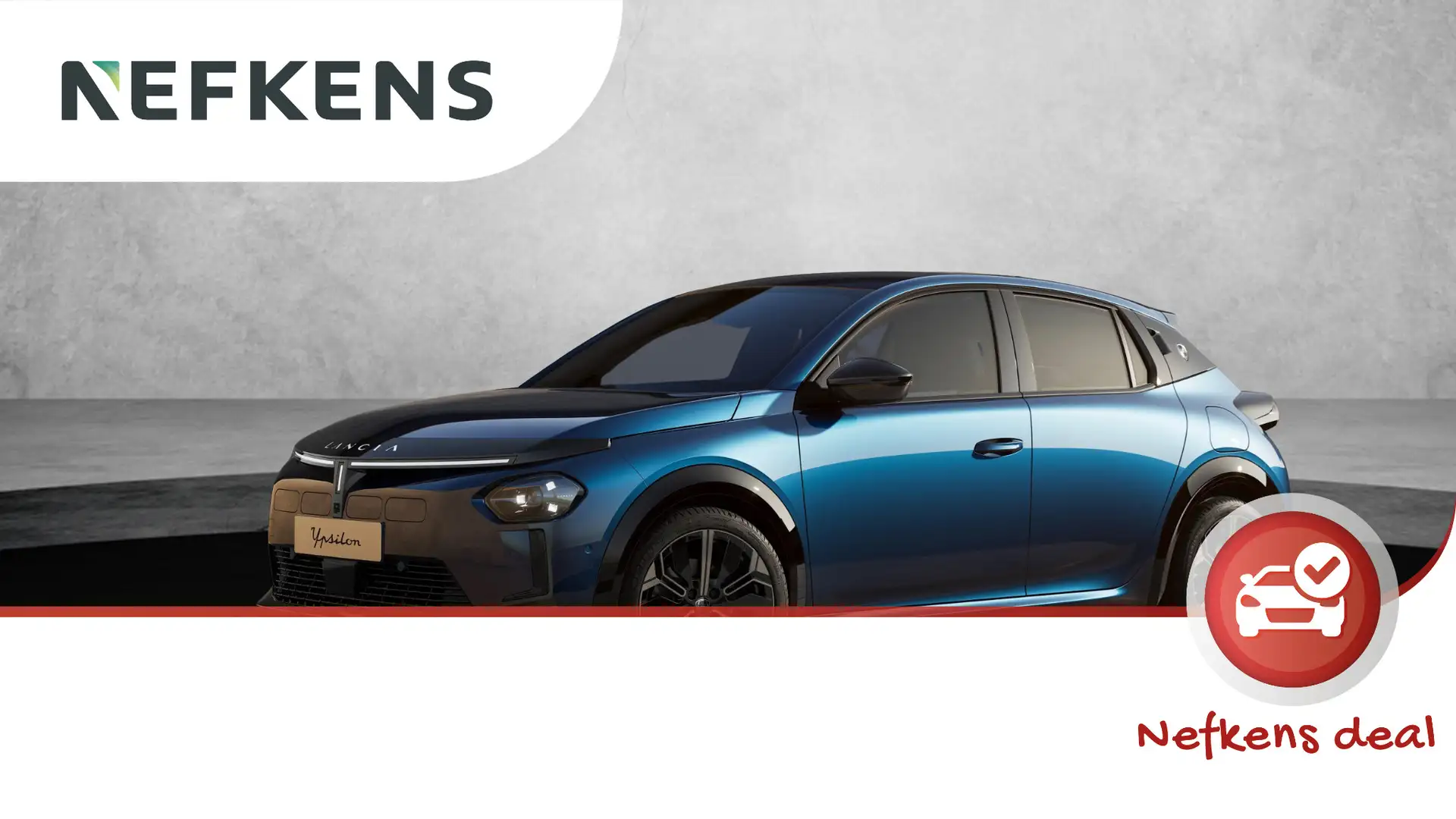 Lancia Ypsilon 1.2 Turbo Hybrid Edizione Cassina Limitata Blauw - 1