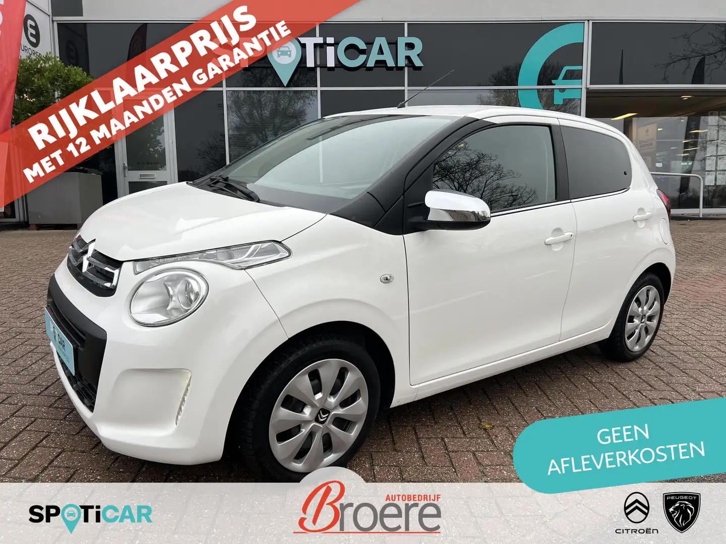Citroen C1 1.0 VTi 72pk Feel 5 deurs Weiß - 1