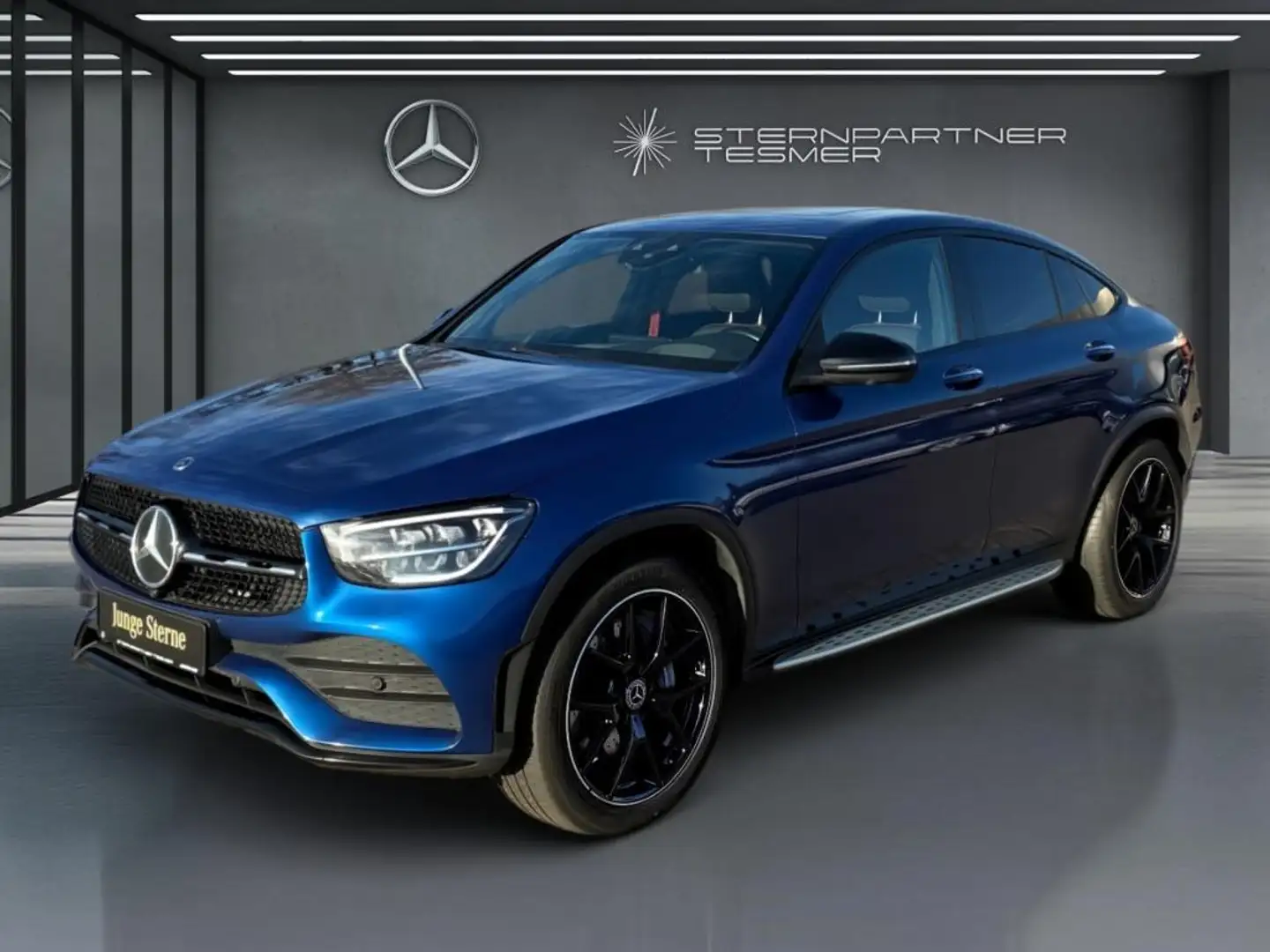 Mercedes-Benz GLC 400 d 4M AMG AHK Standh. Distr. Sitzklima Blau - 1