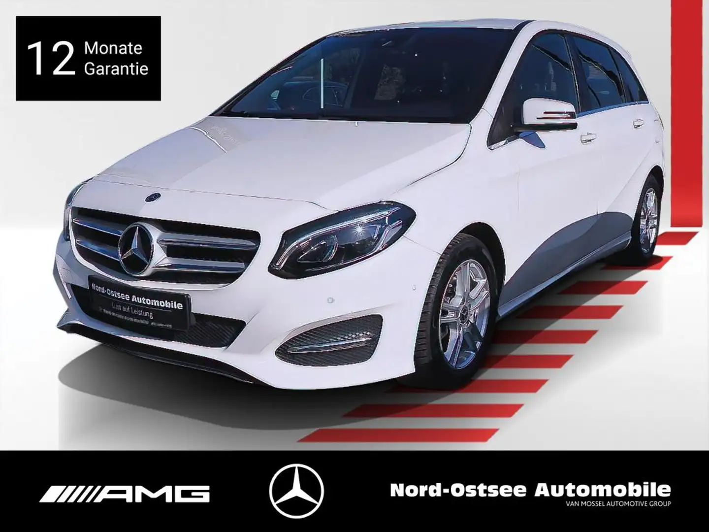 Mercedes-Benz B 180 URBAN NAVI PDC LED TEMPOMAT SITZHEIZUNG Белый - 1