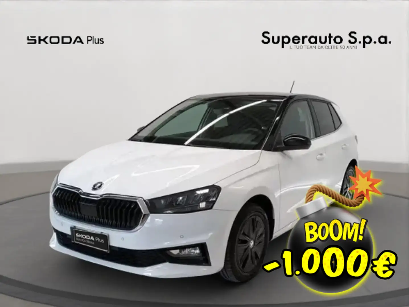 Skoda Fabia 1.0 TSI EVO 95 CV Selection Bianco - 1