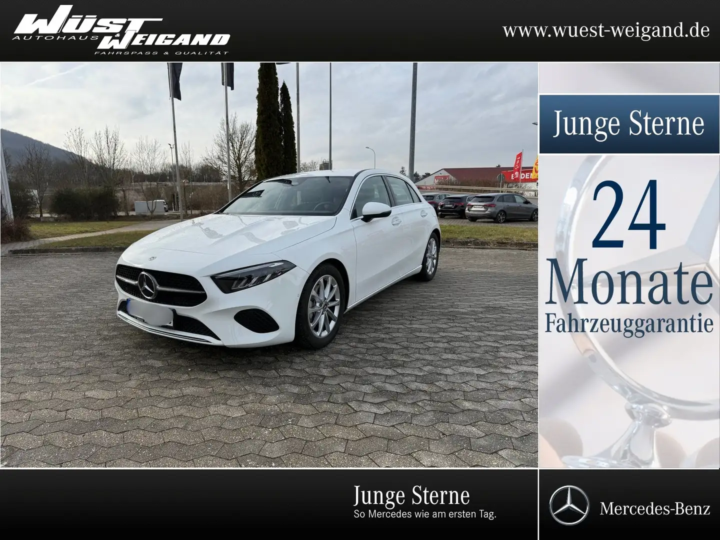 Mercedes-Benz A 180 Progressive Advanced+ AHK/Tot/Kamera/Distr Weiß - 1
