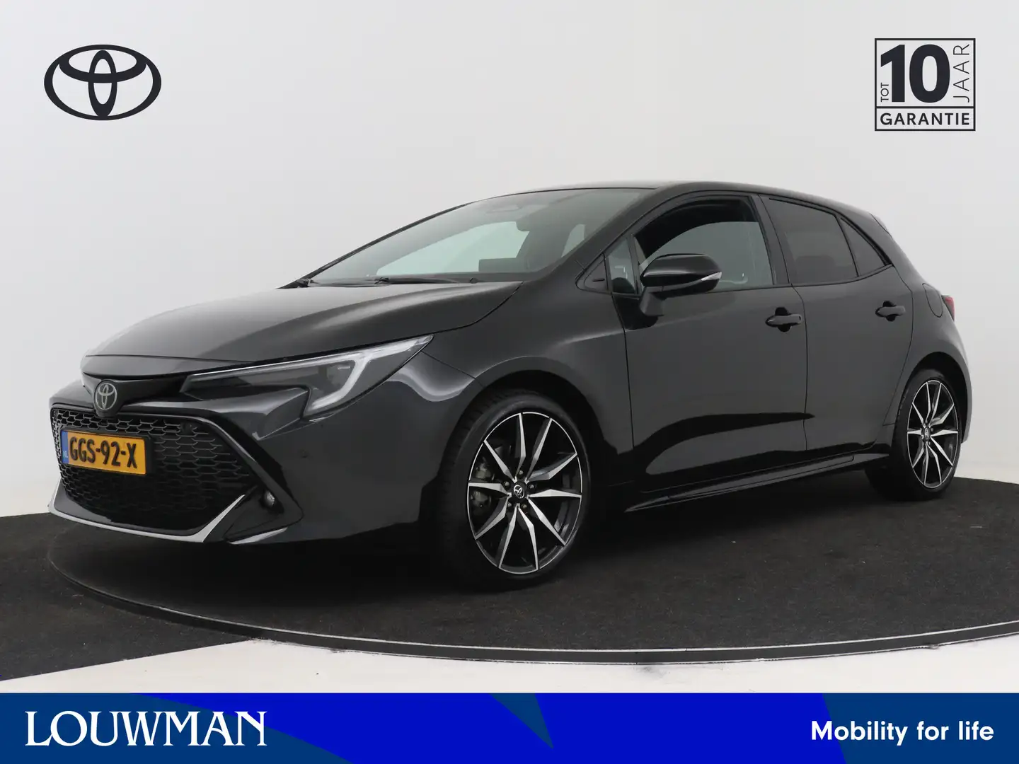 Toyota Corolla Hybrid 140 GR Sport | Navigatie | Draadloze telefo Zwart - 1