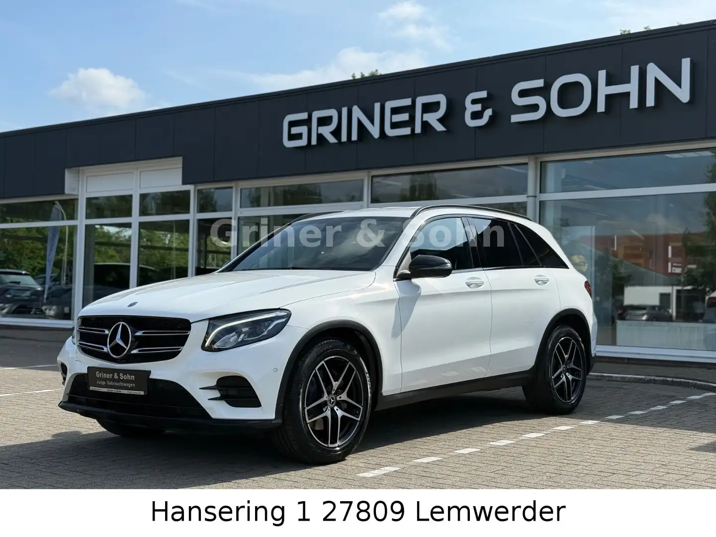 Mercedes-Benz GLC 220 d 4Matic,AMG,Night,Leder,AHK,R-Kamera Weiß - 1