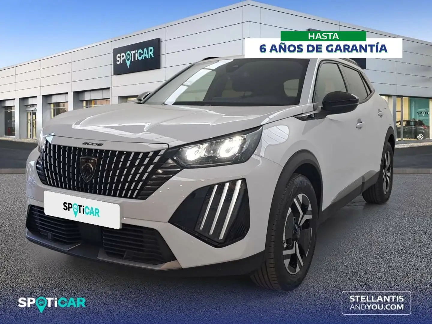 Peugeot 2008 Allure Eléctrico 100kW Blanc - 1
