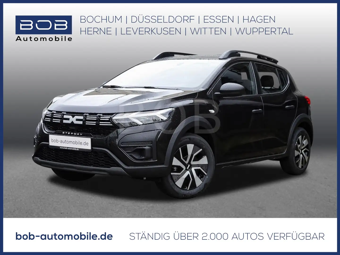 Dacia Sandero Stepway Essential ECO-G 100 PDC KLIMA BT Schwarz - 1