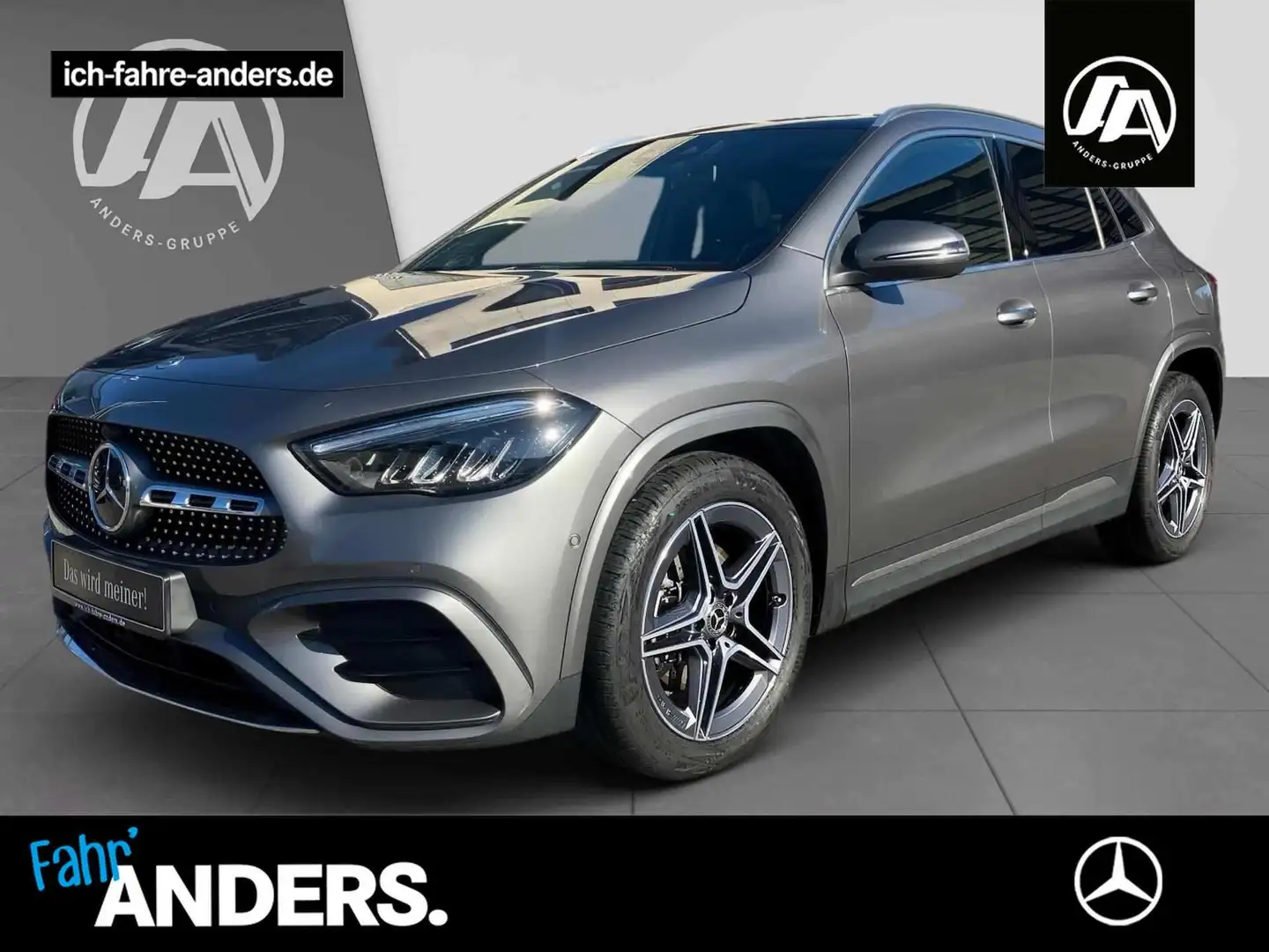 Mercedes-Benz GLA 220 d 4M AMG PREMIUM+Pano+Dist+AHK+Sound+Key Grau - 1