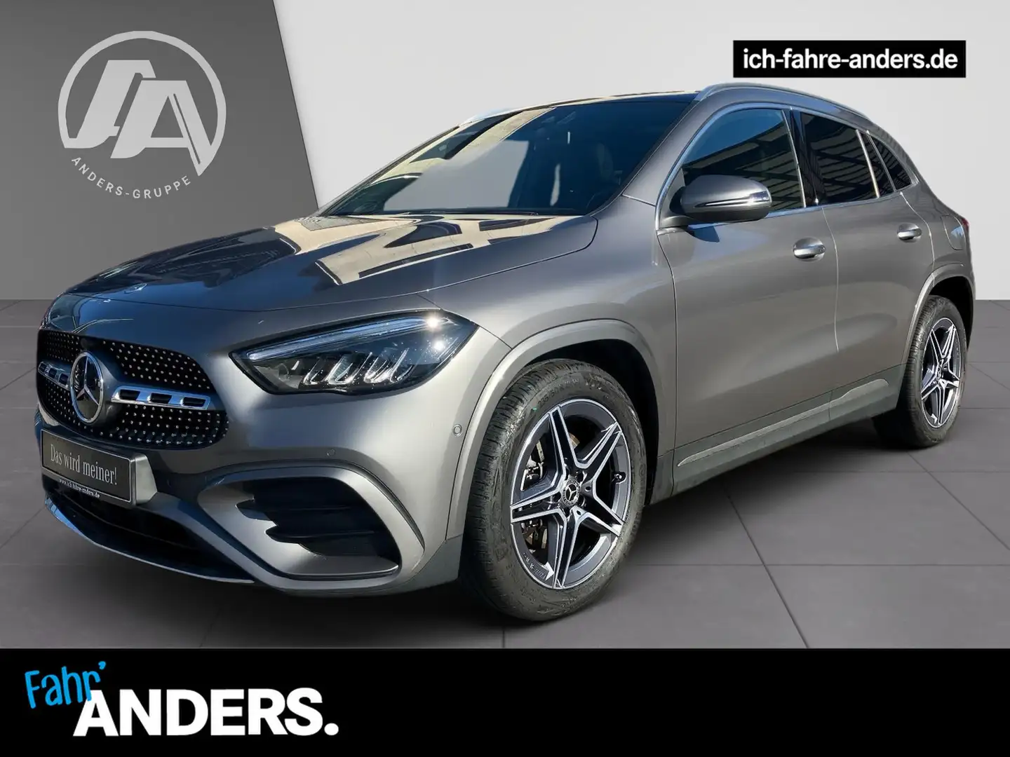 Mercedes-Benz GLA 220 d 4M AMG PREMIUM+Pano+Dist+AHK+Sound+Key Grau - 1