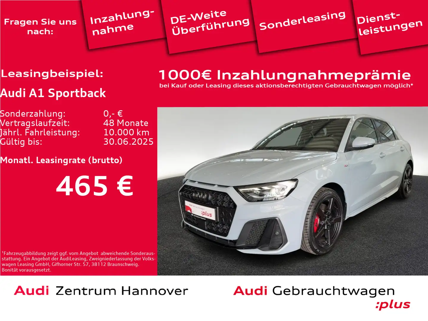 Audi A1 40 TFSI S line S tronic Grigio - 1