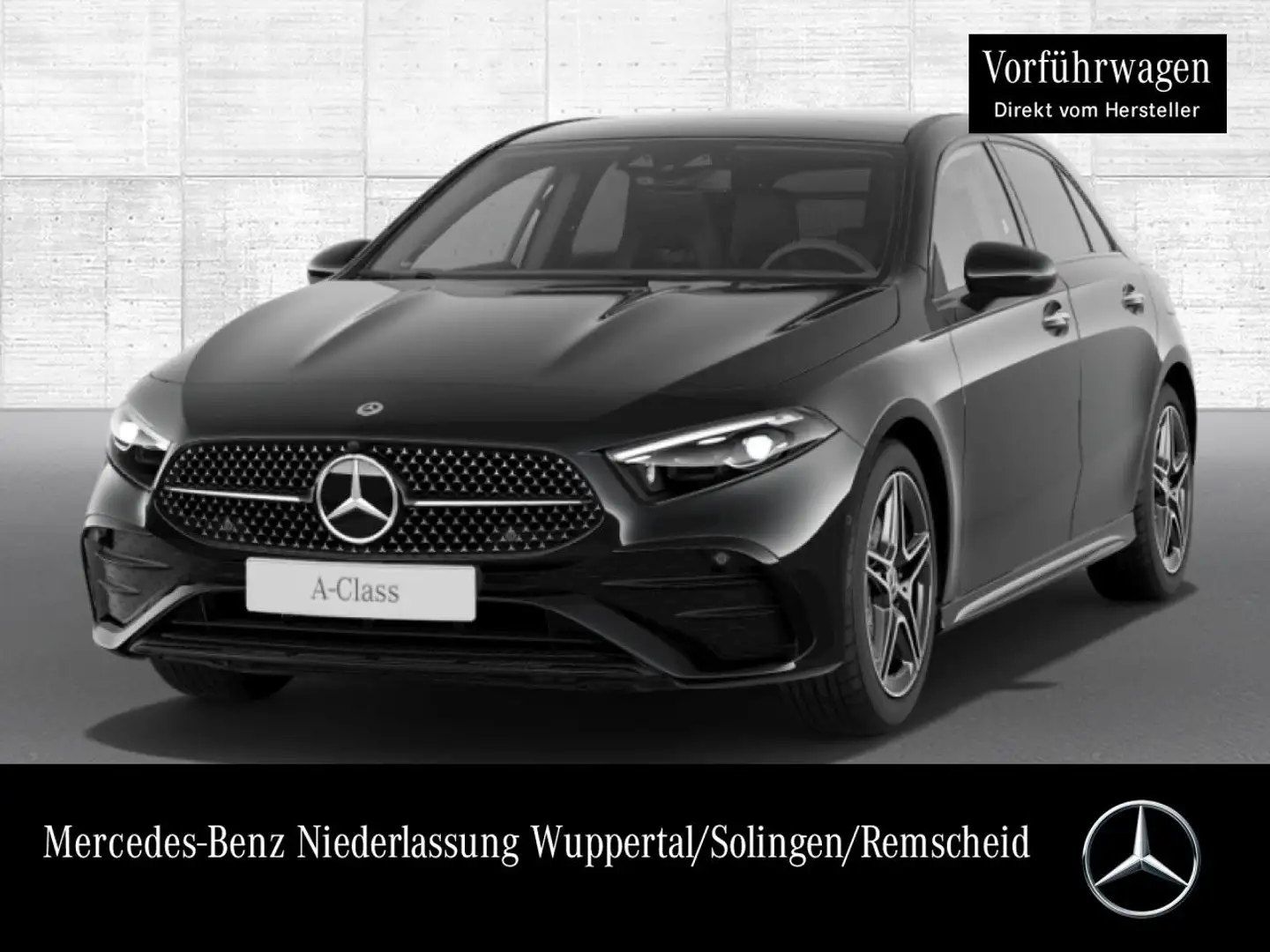 Mercedes-Benz A 250 e AMG+NIGHT+PANO+360°+MULTIBEAM+BURMESTER Schwarz - 1
