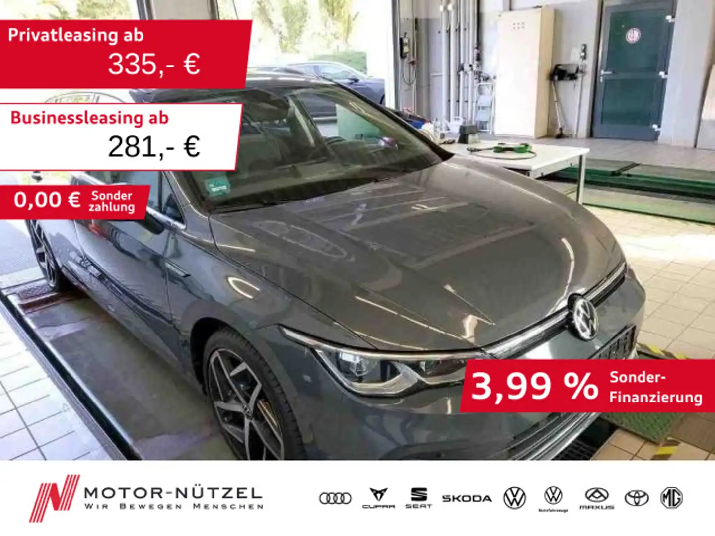 Volkswagen Golf Variant Golf VIII Variant 2.0 TDI DSG MATRIX+NAV+AHK+HuD Grau - 1