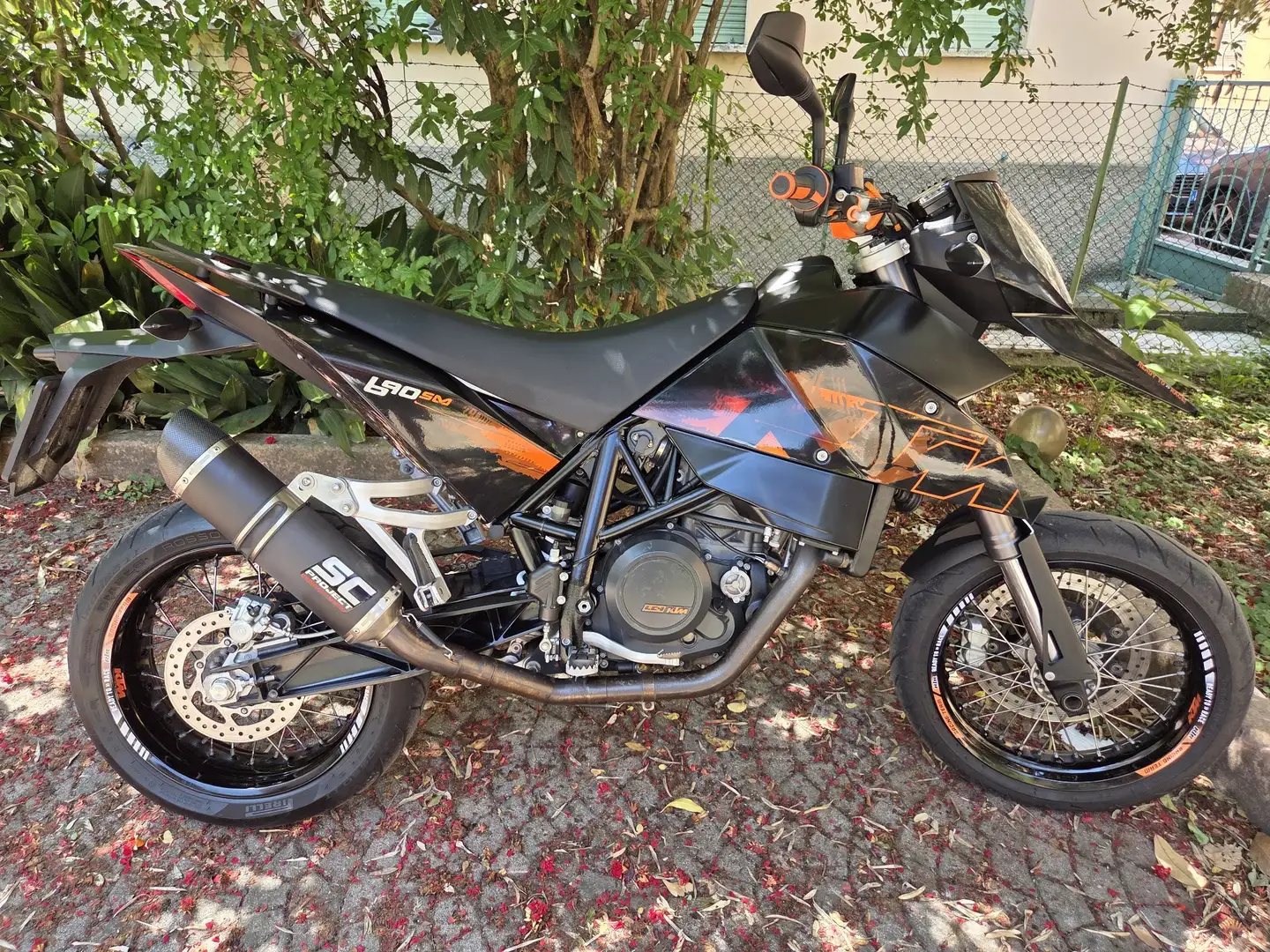 KTM 690 Supermoto Sm - tenuta benissimo Zwart - 1
