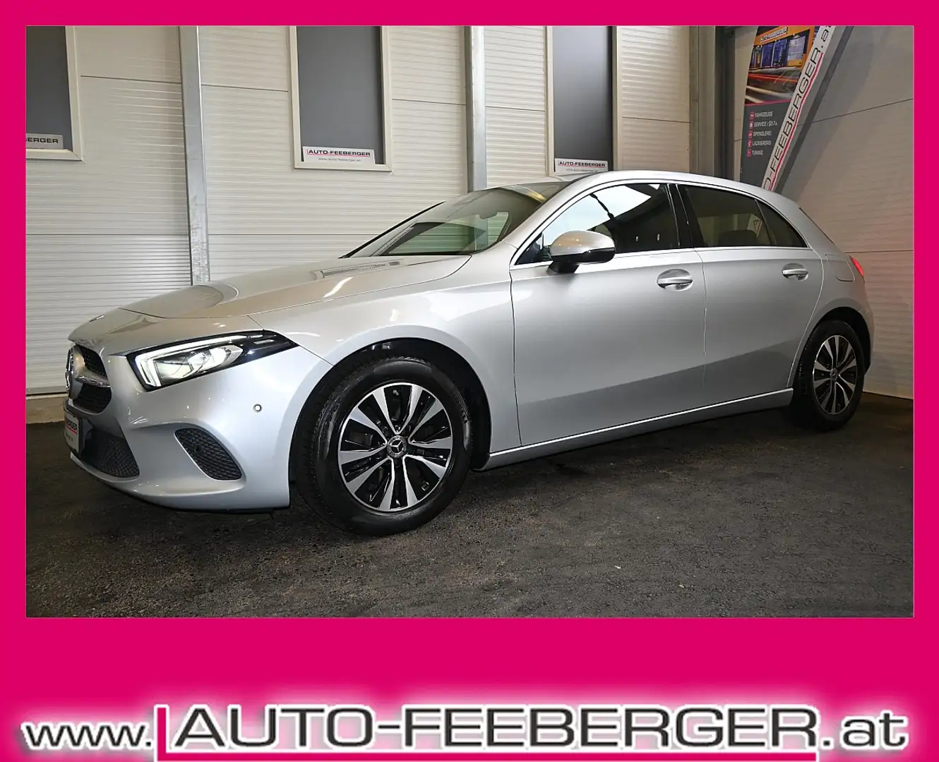 Mercedes-Benz A 200 d 4MATIC Aut.LED,Leder,Navi,Parkassist Silber - 1
