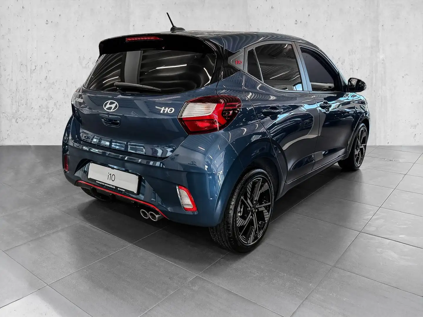 Hyundai i10 N LINE 1.0 T-GDI (90 PS) 5-MT 2WD,RFK,NAVI Bleu - 2