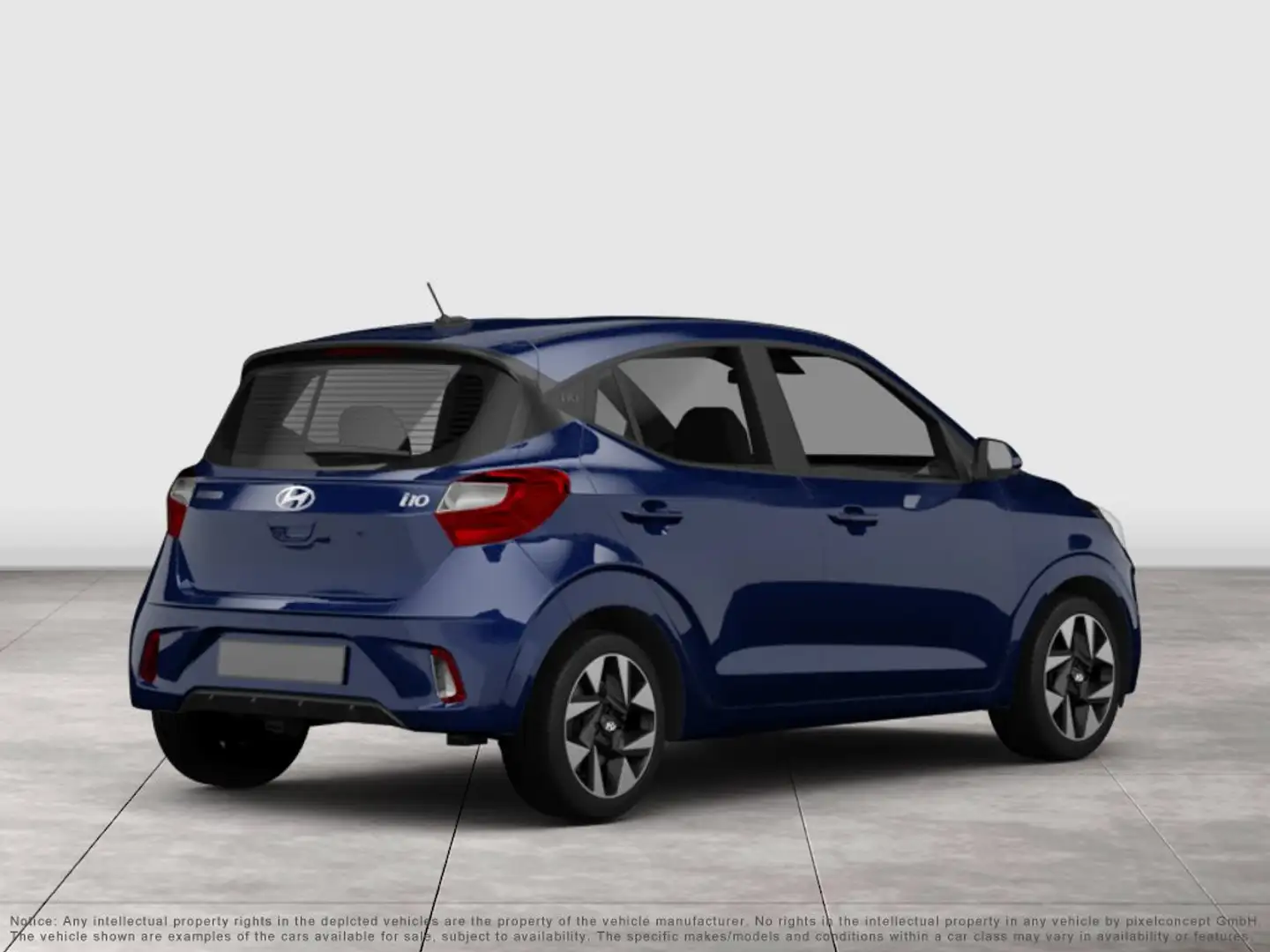 Hyundai i10 N LINE (MY25) 1.0 T-GDI (90 PS) 5-MT 2WD,RFK,NAVI Blau - 2