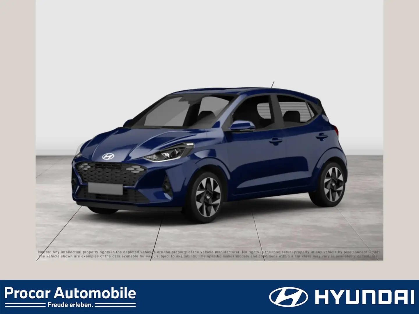 Hyundai i10 N LINE (MY25) 1.0 T-GDI (90 PS) 5-MT 2WD,RFK,NAVI Blau - 1