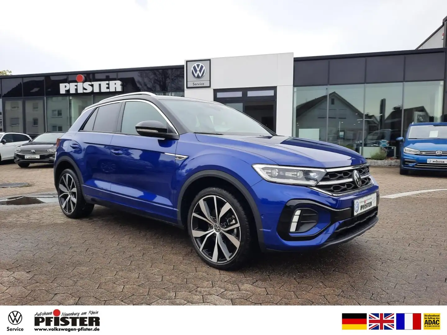 Volkswagen T-Roc R-Line 1.5TSI DSG LED Navi Kamera ACC uvm. Klima Bleu - 1