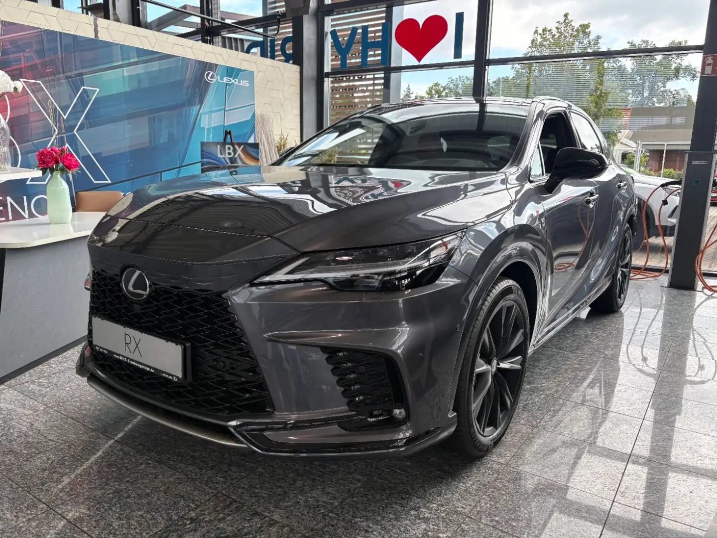 Lexus RX 500h DIRECT4 F SPORT+ LED, Navi, Pano, HUD, BT Grau - 1