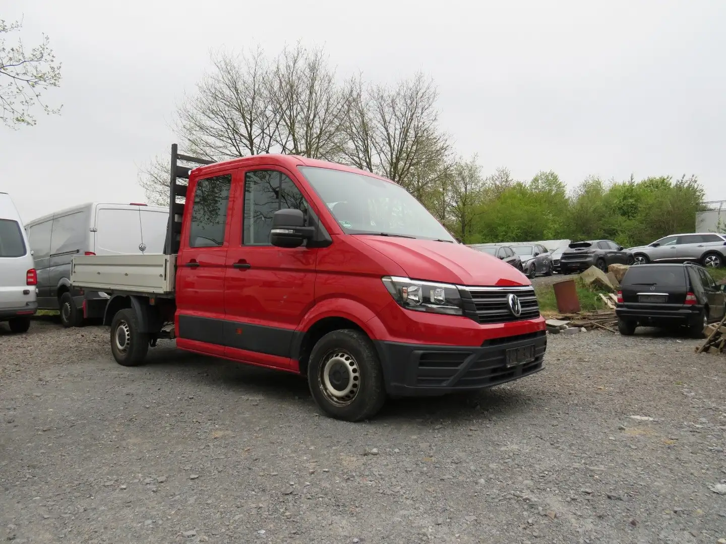 Volkswagen Crafter Pritsche 35*DOKA*mittellang*FWD*AHK Rot - 1