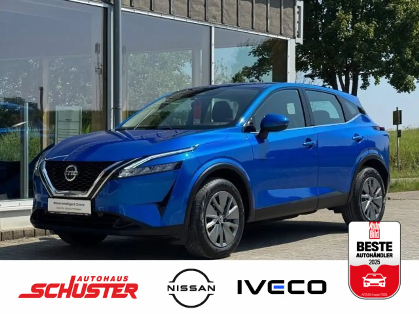 Nissan Qashqai 1.3 DIG-T Visia MHEV 140PS AHK Blau - 1