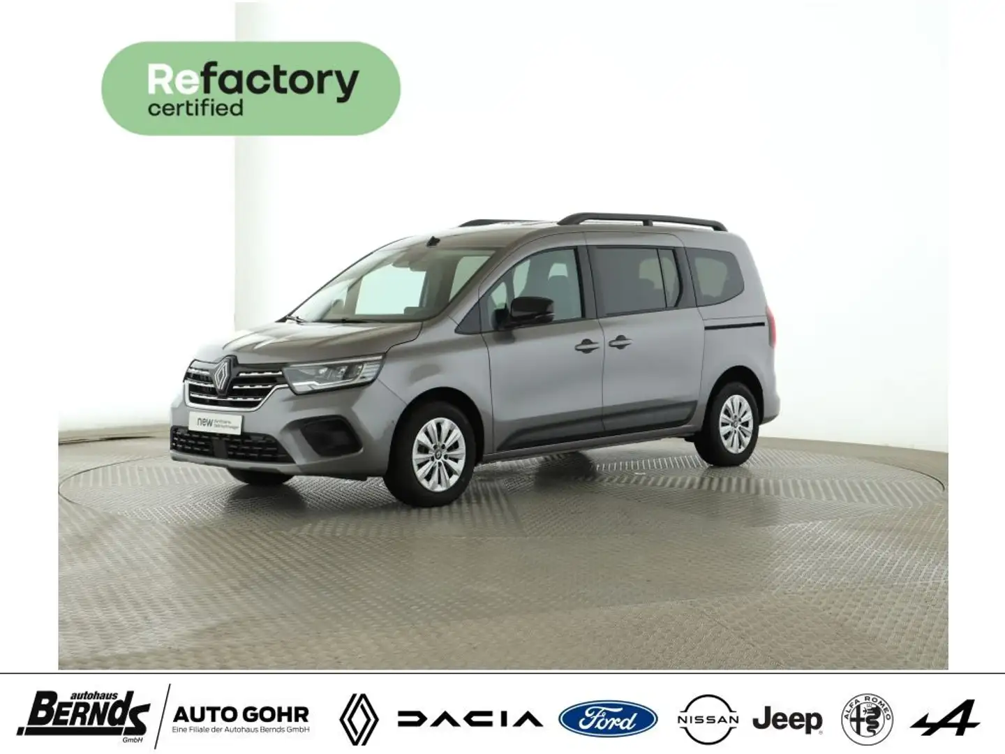 Renault Kangoo Grand TCe 130 Techno  7-SITZER LED PDC RK NAVIGA. Grau - 1