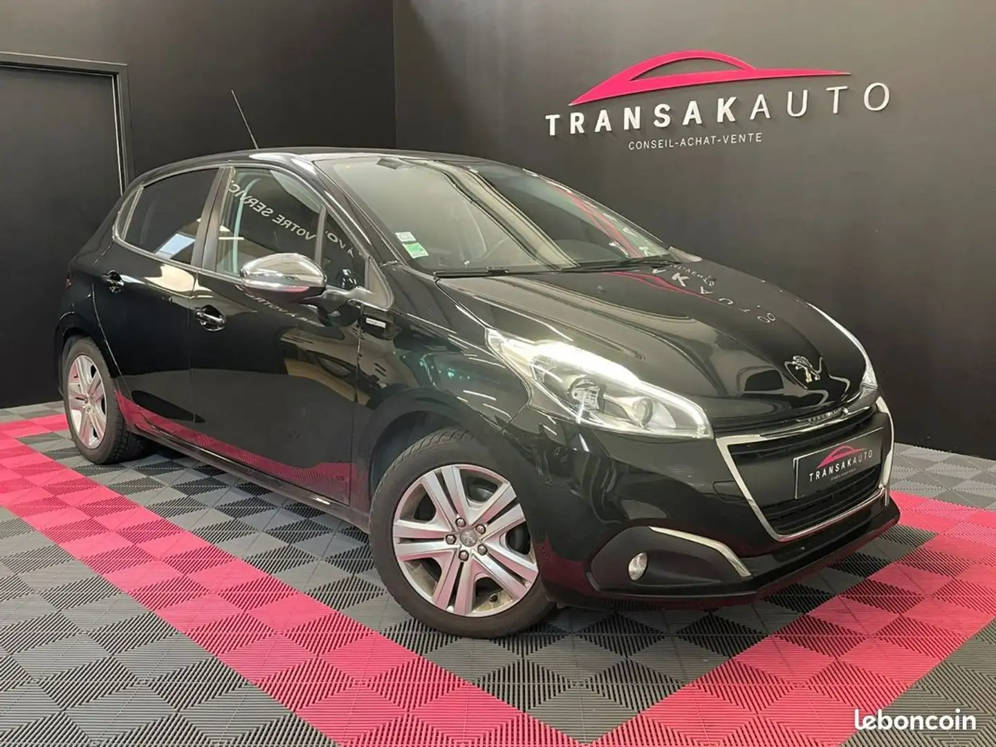 Peugeot 208 1.2 L 82ch BVM5 Style SECONDE MAIN ORIGINE FRANCE Noir - 1