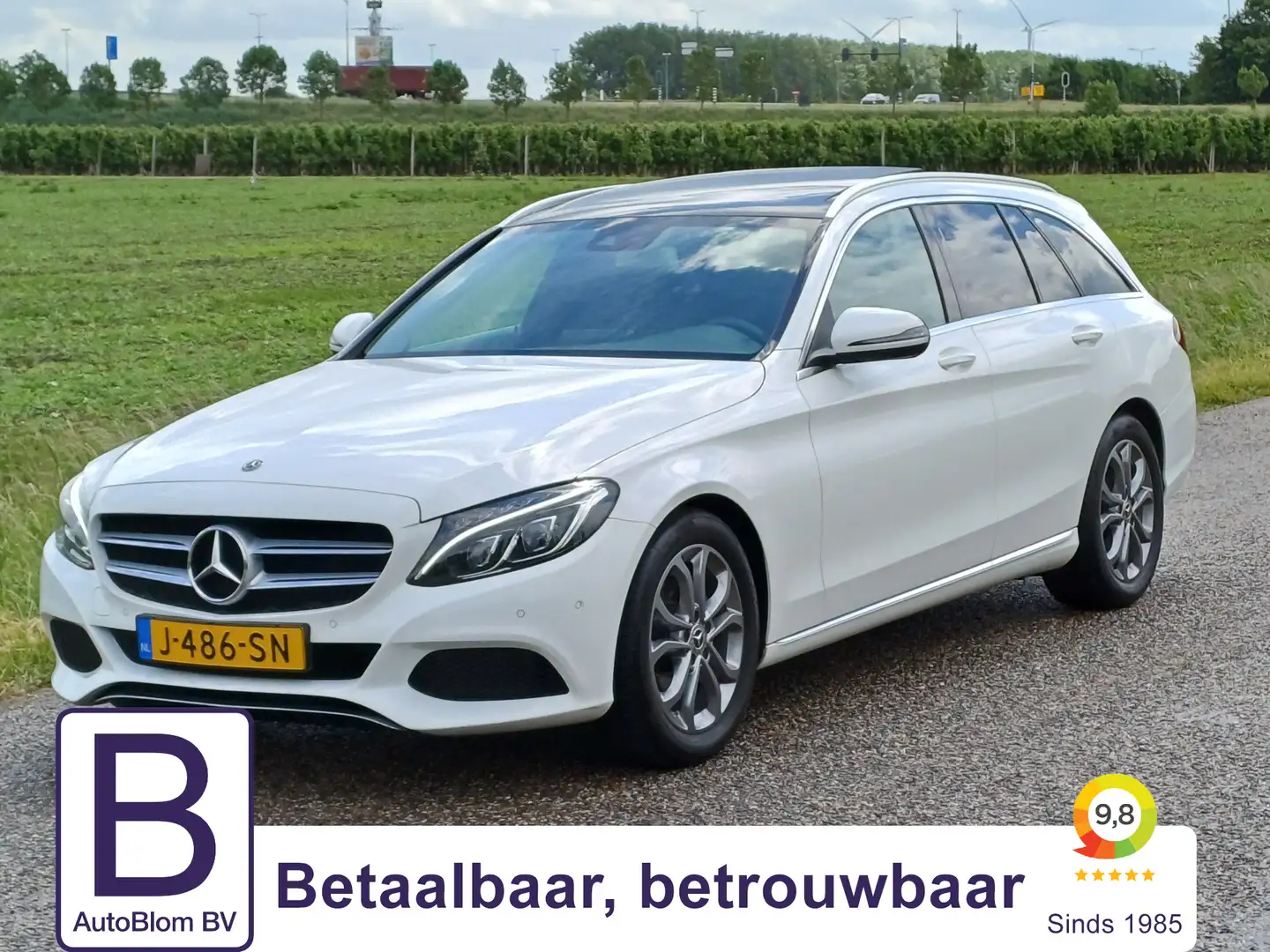 Mercedes-Benz C 180 Estate Business Solution AMG /Pano/LED/Trekh./Navi Blanc - 1